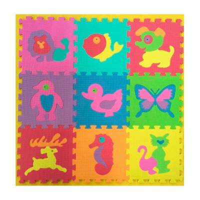 Коврик-пазл Союзмультфильм Животные Играем Вместе D18592A-CRT